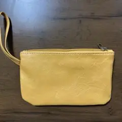 【新品】合成皮革 ハンドストラップ付きポーチ