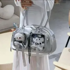 SHEINバッグ　シルバー　痛バ