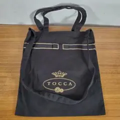 TOCCA トッカ エコバッグ トートバッグ 2way ブラック お買い物