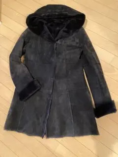 ANAYI ムートンコート フード付き