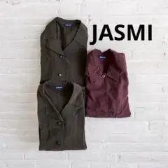 【ほぼ新品】ジャスミ シルク ジャケット ブラウス M L