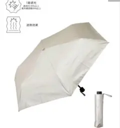 スリコ　晴雨兼用折傘メタリック