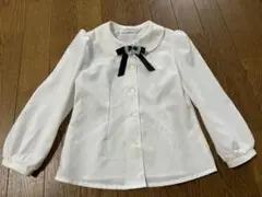 CHOPIN deux ショパン 白 長袖ブラウス　110