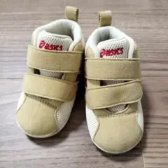 ☆値下げ☆asics ベージュ/ホワイト ファーストシューズ