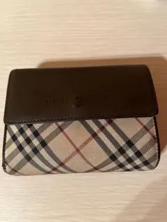 BURBERRY ノバチェック 折りたたみがま口財布