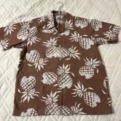 DUKE KAHANAMOKU パイナップル柄アロハシャツ M