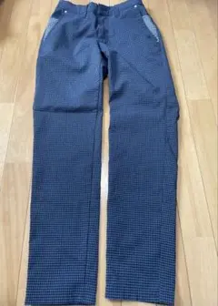EDWIN GOLF ネイビー　チェックパンツ　ゴルフ　ウェア