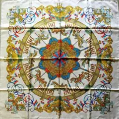 エルメス HERMES スカーフ カレ90 ルナパーク