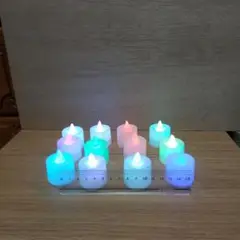 カラフルLEDキャンドル 12個セット