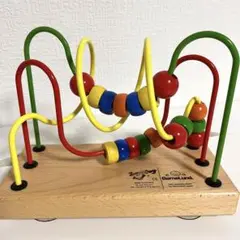 【超美品】ボーネルンド　木製ビーズコースター 知育玩具