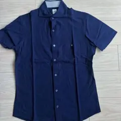 TAKEO KIKUCHI 半袖シャツ ネイビー