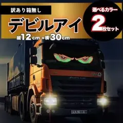 デビルアイ風 LEDパネル USB接続 車用 カスタムライト 2色