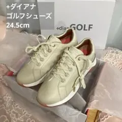 +dianaGOLF プラスダイアナ　ゴルフシューズ　レースアップゴルフシューズ