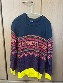DIESEL 幾何学模様 ニットセーター