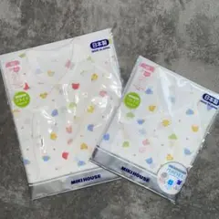 ミキハウス フライス コンビ肌着 短肌着セット