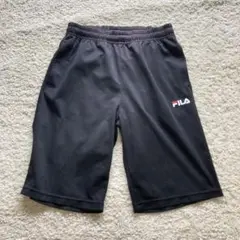 FILA フィラ　ハーフパンツ　スポーツ　ブラック　部屋着　S