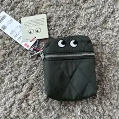 新品未使用】ユニクロ キルティングポーチ オリーブ