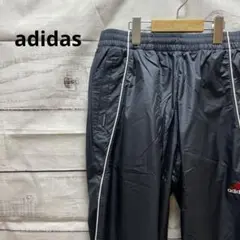 新品 adidas ナイロンパンツ 紺色 タグ付き Lサイズ Y2K