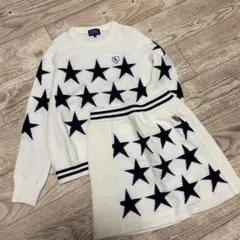 パーリーゲイツ 星柄 スター柄 ニット