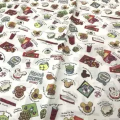 ディズニー　生地　ハンドメイド　パークフード