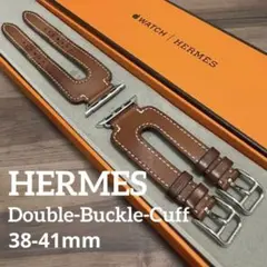 【廃盤・貴重】apple watch HERMES ダブル バックル カフ