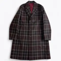 【美品】22AW Paul Smith チェック チェスターコート