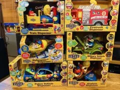 ★超激レア★ M&M's エムアンドエムズ 乗り物 ディスペンサー 全種 ☆超激レア全色☆ M&M's エムアンドエムズ くるみ割り人形