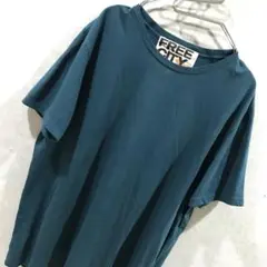FREE CITY ワンポイント Tシャツ グリーン L