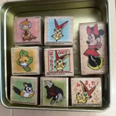 値下げポケモンキャラクター スタンプ 8個セット