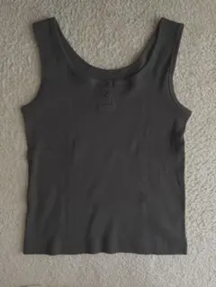 Healthknitリブタンクトップ　グレー