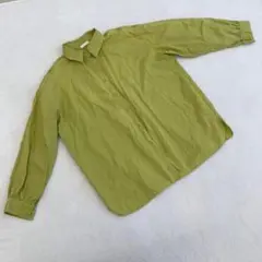 ⭐at 12:03⭐ オリーブグリーン ボタンダウン シャツ　長袖