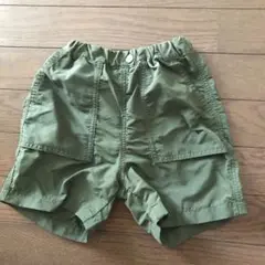 ギアショートパンツ　水陸両用　110 男女兼用　オリーブ　グリーン