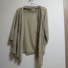 ESPRIT ベージュ カーディガン Mサイズ
