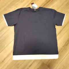 メンズ　 ポケット付き　チャコール Tシャツ LLサイズ