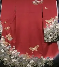 六番 美品 振袖 正絹 袴 成人式 卒業式 お安く フルセット