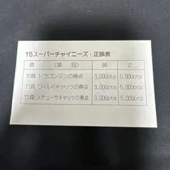 スーパーチャイニーズ　正誤表　ファミコン