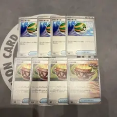 ポケモンカード　ネストボール　大地の器　各4枚