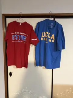 UCLA Bruins Tシャツと赤いTシャツセット