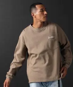 The DUFFER ピグメント加工 ポンチ素材 ルーズシルエットシャツXL