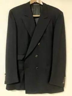 最終セール dunhill ダブルブレストジャケット ブラック