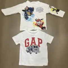 ZARA PAW PATROL & GAP Tシャツ 2枚セット80センチ
