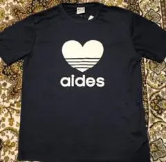 新品 aides ネイビー Tシャツ L