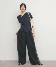 KBF アシメトリーデザインカットソー