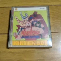 ファミコンディスクシステムキン肉マン王位争奪戦箱説明書つき（シール未使用）