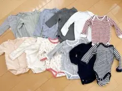 長袖　ロンパース　ベビー　まとめ売り　12枚