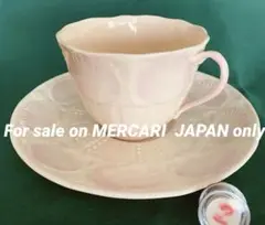 Belleek ベリーク カップ＆ソーサー リンペットパターン Vintage Belleek Fine Parian China Shamrock Teacup and Saucer