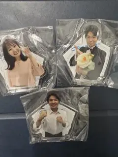 CBC アナウンサー　アクリルスタンド　3個セット　齋藤初音　瀧川幸樹　永岡歩