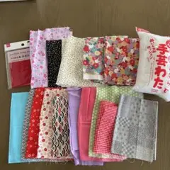 和風　ちりめん　匂い袋　ハギレ