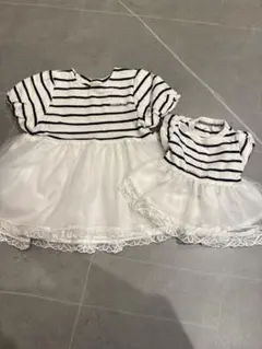 プティマイン シアーペプラムドッキングT 100cm