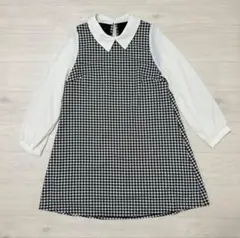 新品タグ付き】INGNI イング　白黒ギンガムチェックミニワンピース　Mサイズ